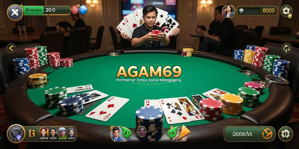 Tampilan gameplay AGAM69 yang menarik dan mendebarkan.