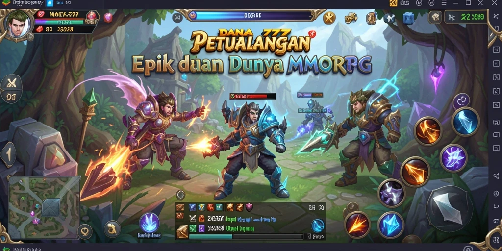 Gameplay intens dan grafis menakjubkan dari DANA777 MMORPG.