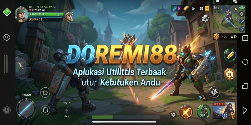 Tampilan antarmuka DOREMI88 yang sederhana dan fungsional.