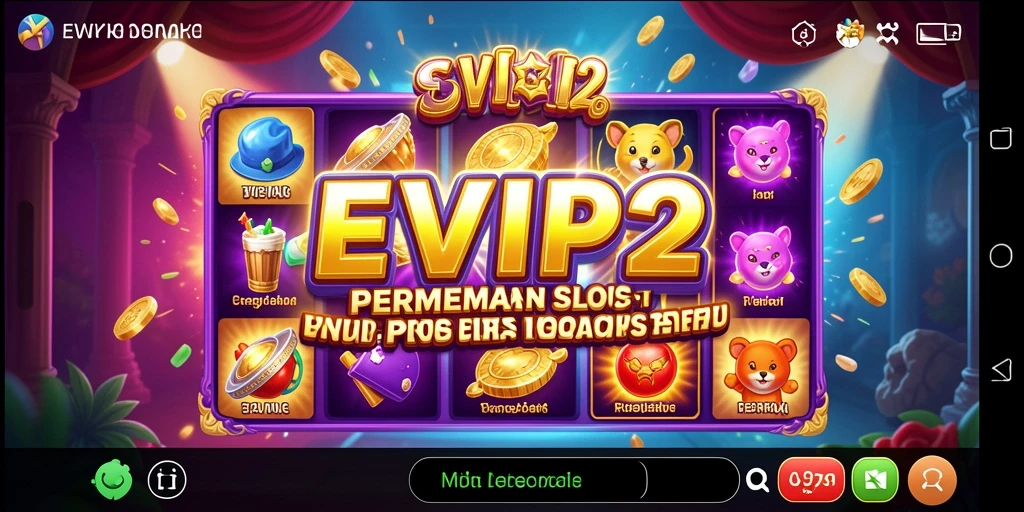 Tampilan gameplay seru di EVIP2 dengan berbagai tema Slot menarik.
