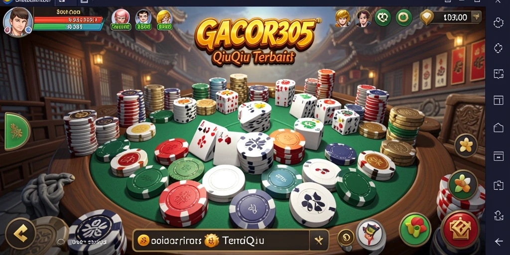 Tampilan gameplay QiuQiu yang seru dan menarik di GACOR305.