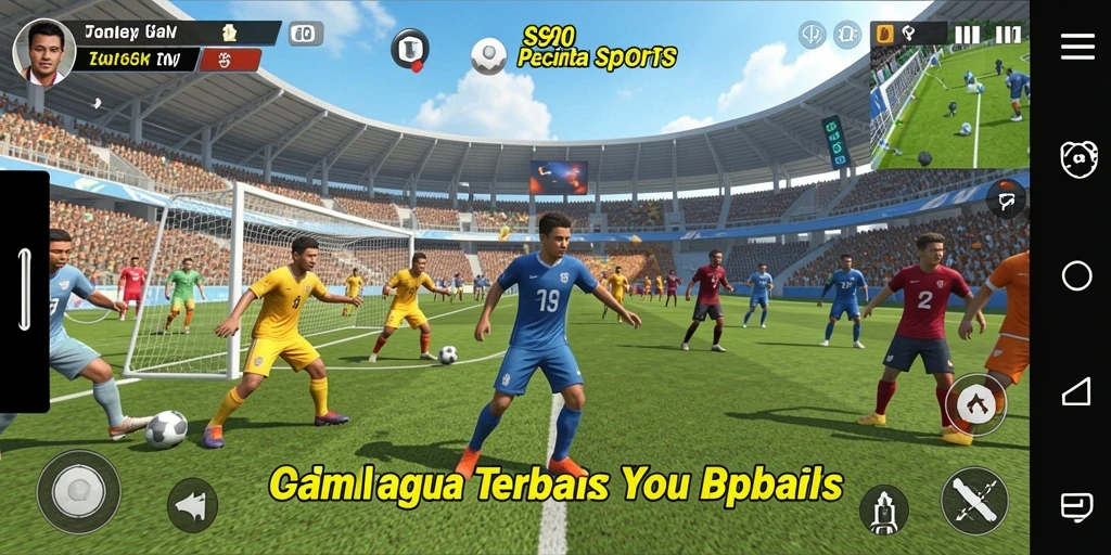 Tangkapan layar S80 menampilkan aksi seru dalam pertandingan olahraga.