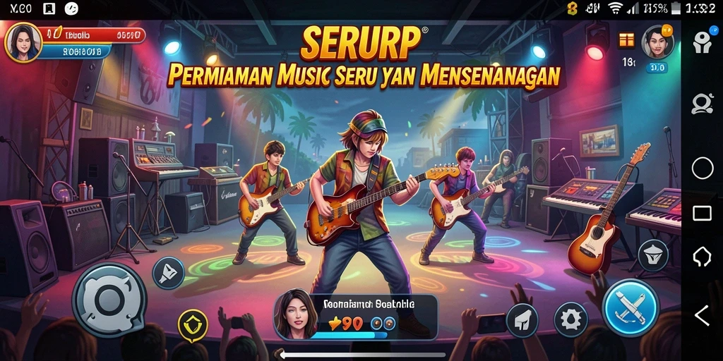 Tampilan gameplay SERURP yang interaktif dan menarik.